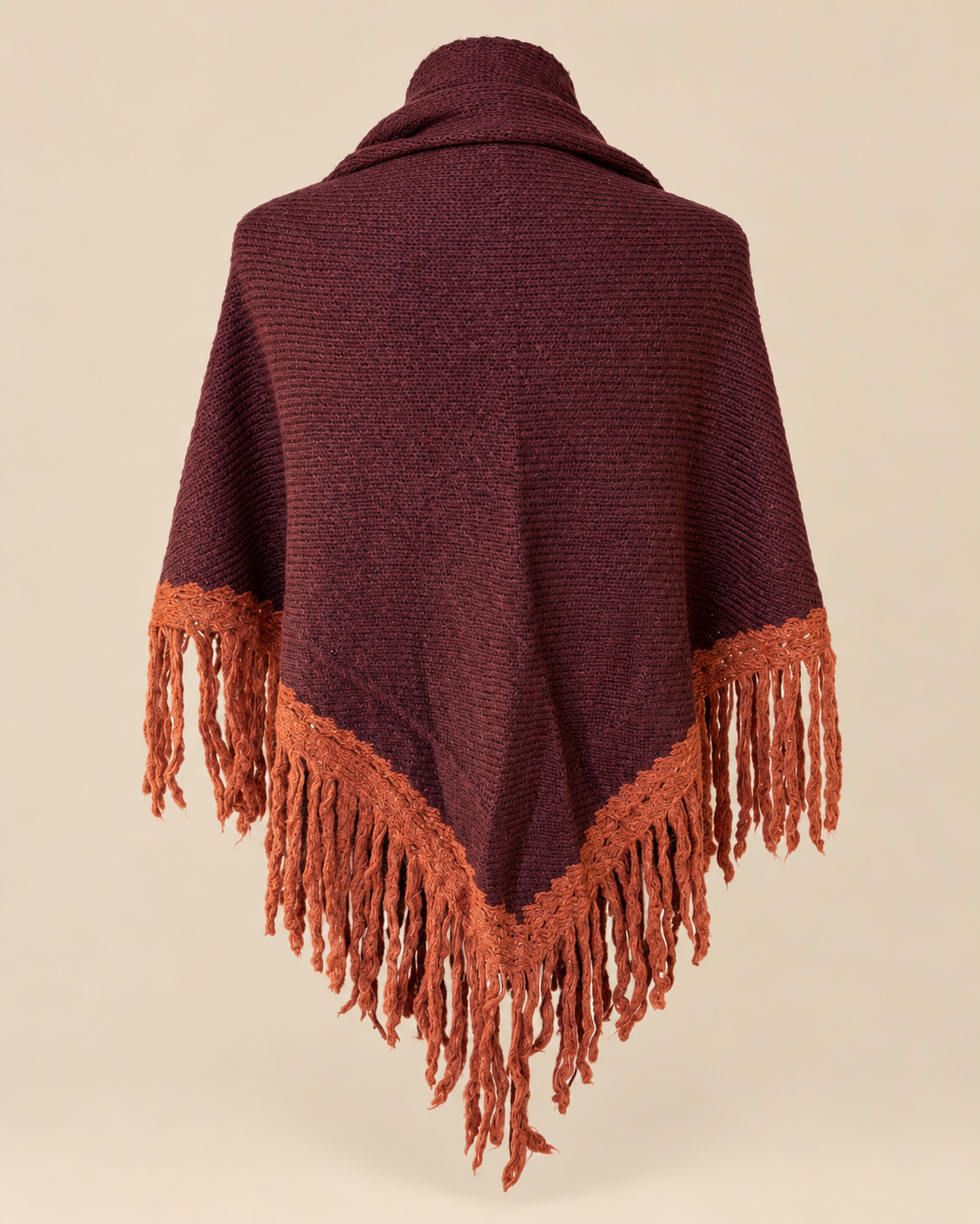 Poncho bicolor