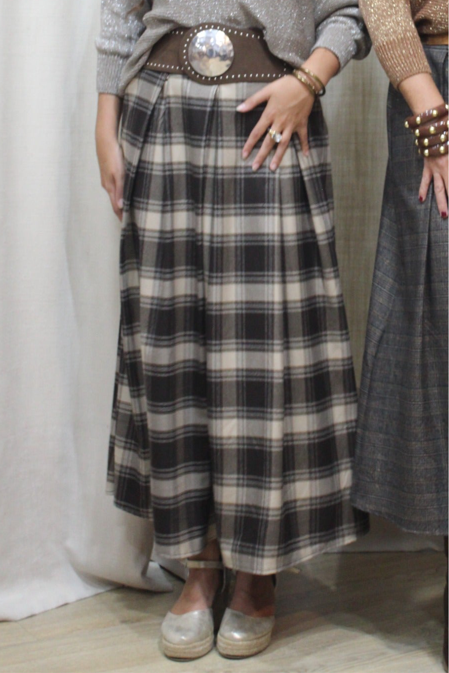 Falda Lamé
