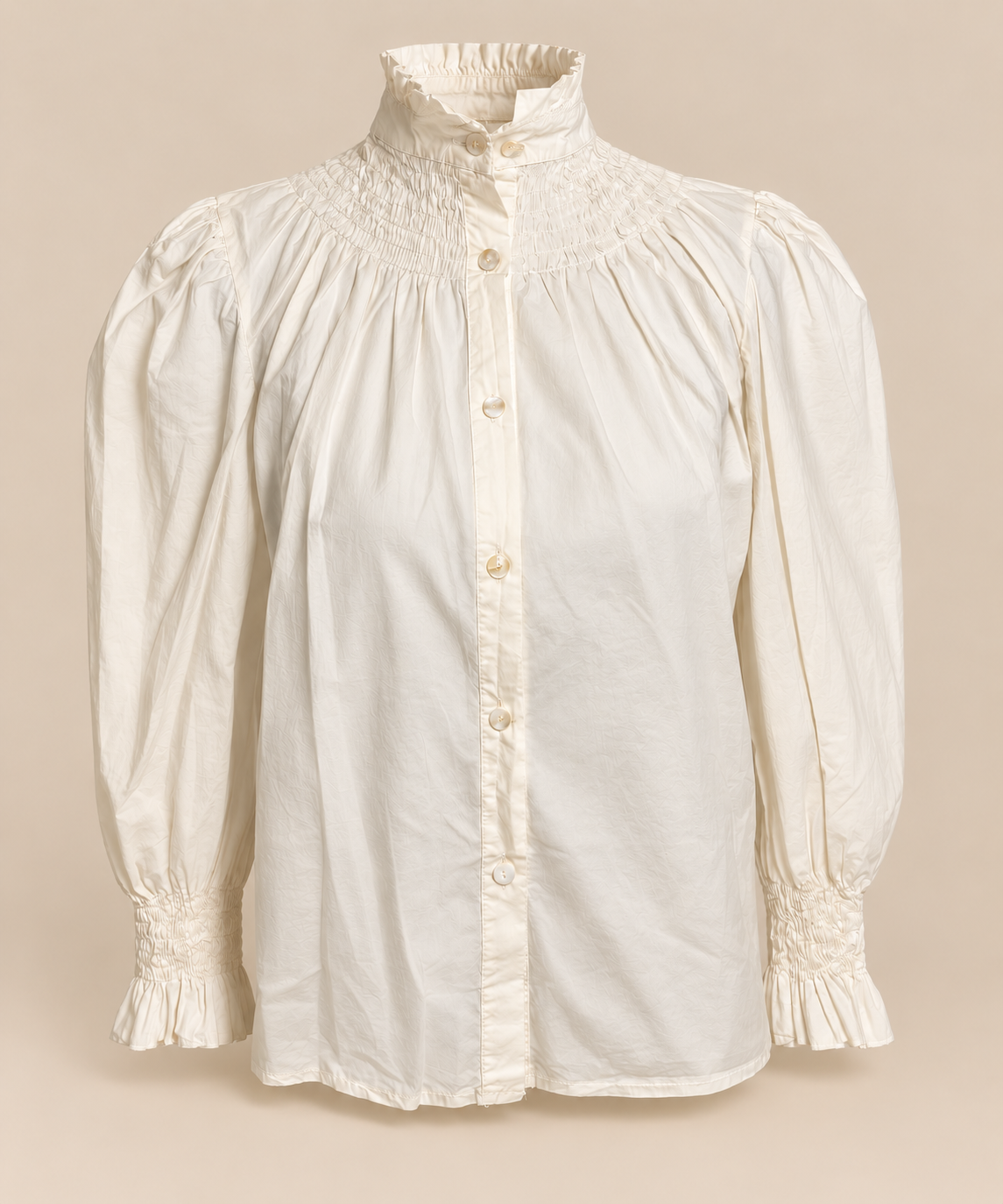 Blusa marfil romántica RYRTEEN, vista de producto